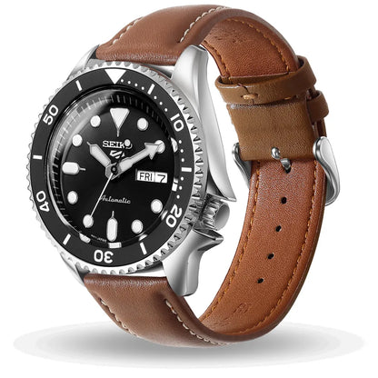 Premium 22mm Leather Watch Strap